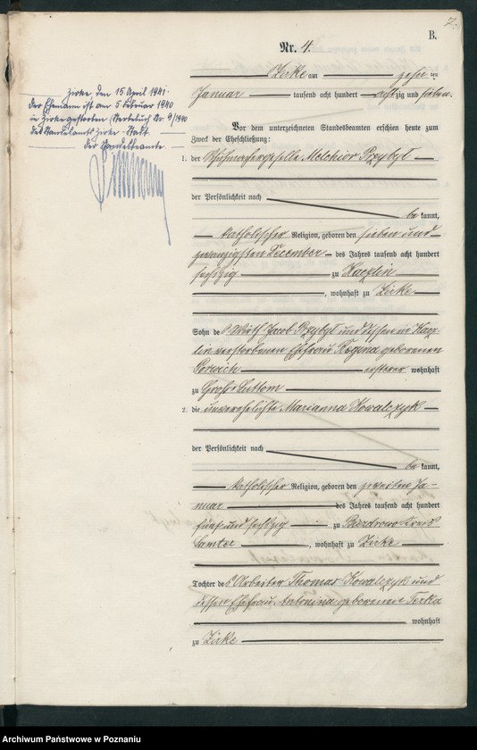 image.from.unit.number "Księga małżeństw"