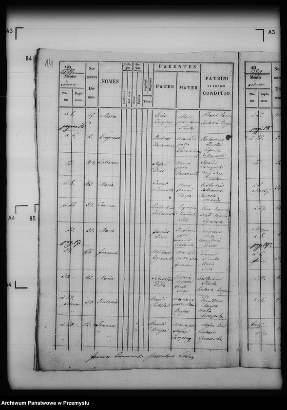 image.from.unit.number "[Kopie ksiąg metrykalnych parafii Przedzielnica z filiami Grabownica, Hubice, Podmojsce (dekanat Dobromil)]"