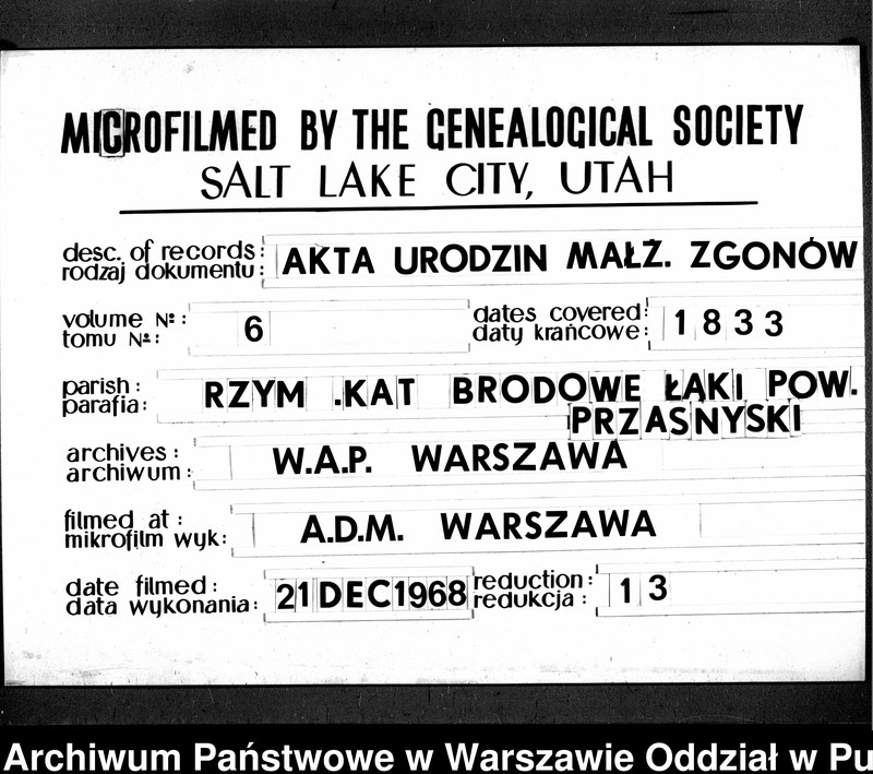 image.from.unit.number "Akta urodzeń, małżeństw i zgonów"