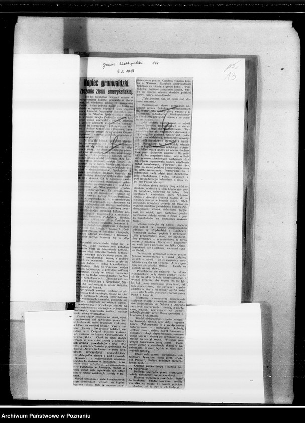 Obraz 20 z jednostki "Obchody, rocznice, wystawy, zjazdy i inne uroczystości. Wycinki prasowe"