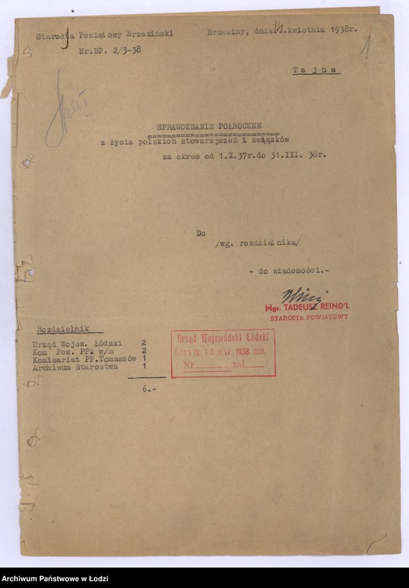 Obraz 4 z jednostki "[Sprawozdania periodyczne z ruchu politycznego społecznego i zawodowego]"