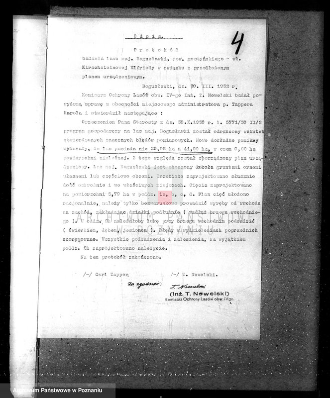 Obraz 7 z jednostki "Nadzór nad gospodarką w lasach majątku Bogusławek w powiecie gostyńskim"