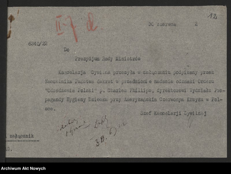 image.from.unit.number "Życzenia, kondolencje…, odznaczenia cudzoziemców"