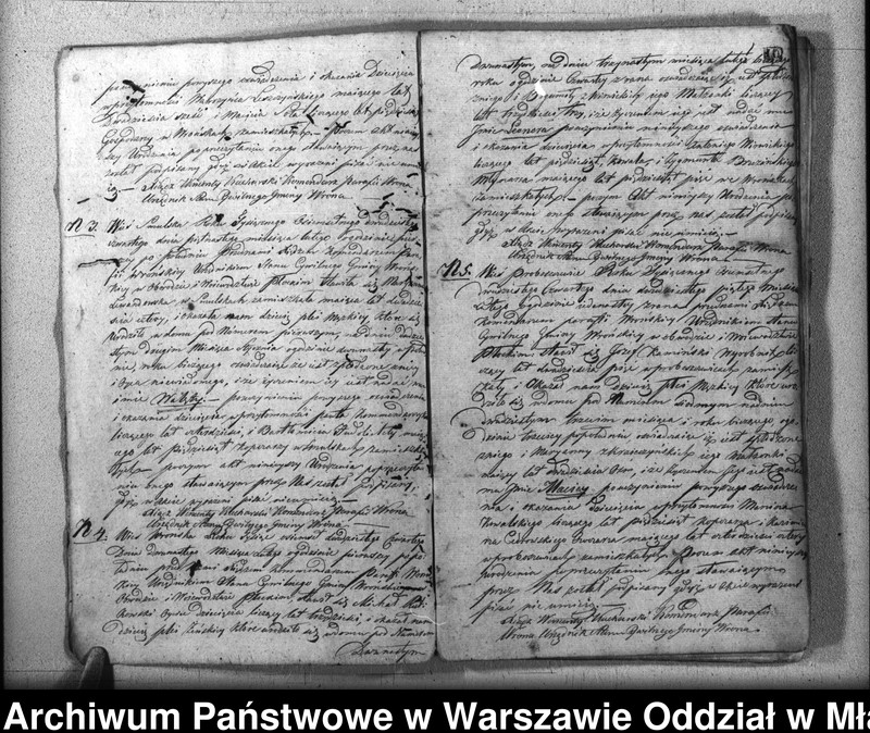 Obraz z jednostki "Akta urodzeń, małżeństw, zgonów"