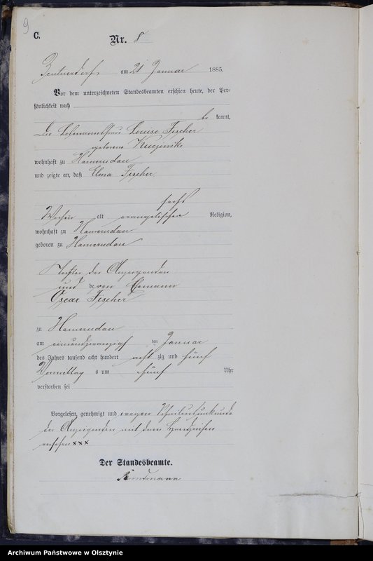 image.from.unit.number "Sterbe-Haupt-Register Nr 1 - 253"