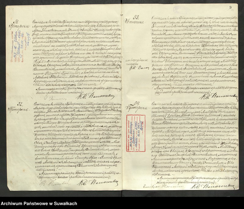 image.from.unit.number "Księga akt urodzeń, małżeństw, zgonów 1913 rok Przerośl"