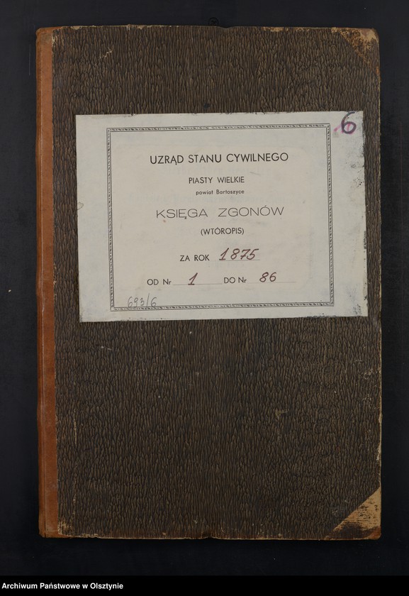 image.from.unit.number "Sterbe-Neben-Register Nr 1 - 64"