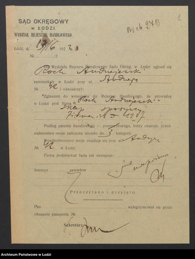 Obraz 3 z jednostki "Roch Andrzejewski – sklep spożywczy"