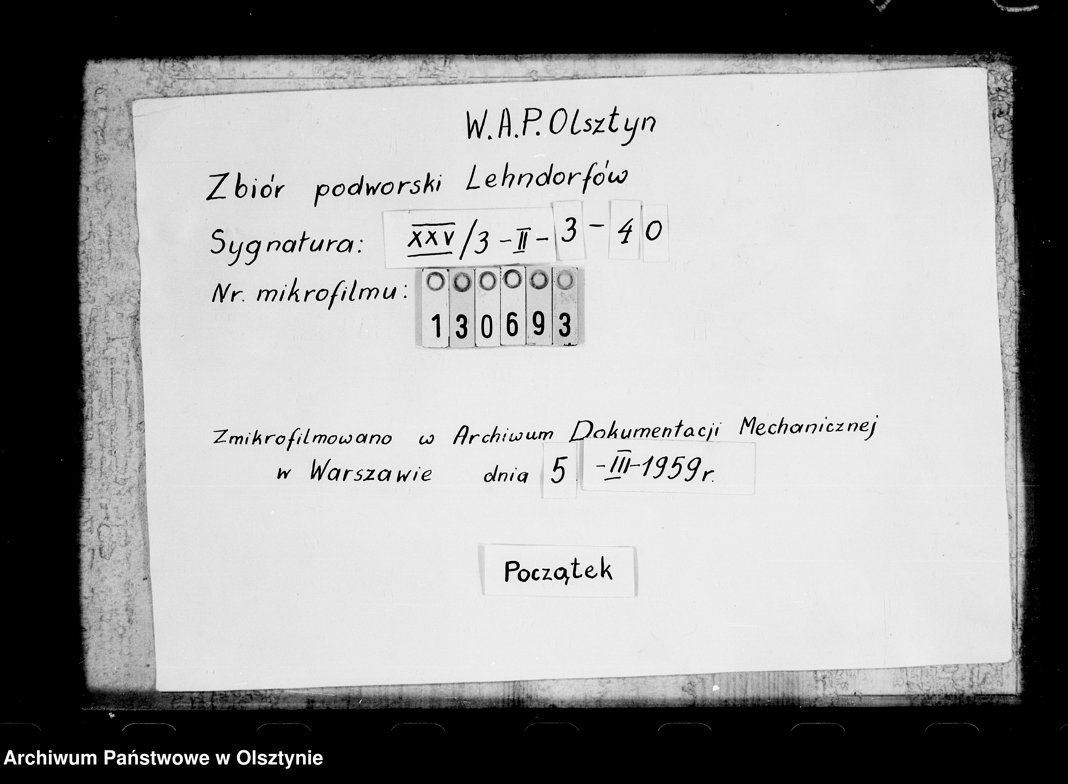 Skan z jednostki: /Akt des dritten Licitations- Termins zum Verkauf des Adel. Guts Barwenicken. Meistbietender Kammerherr Ahasverus Rechs- grf. v. Lehndorff/