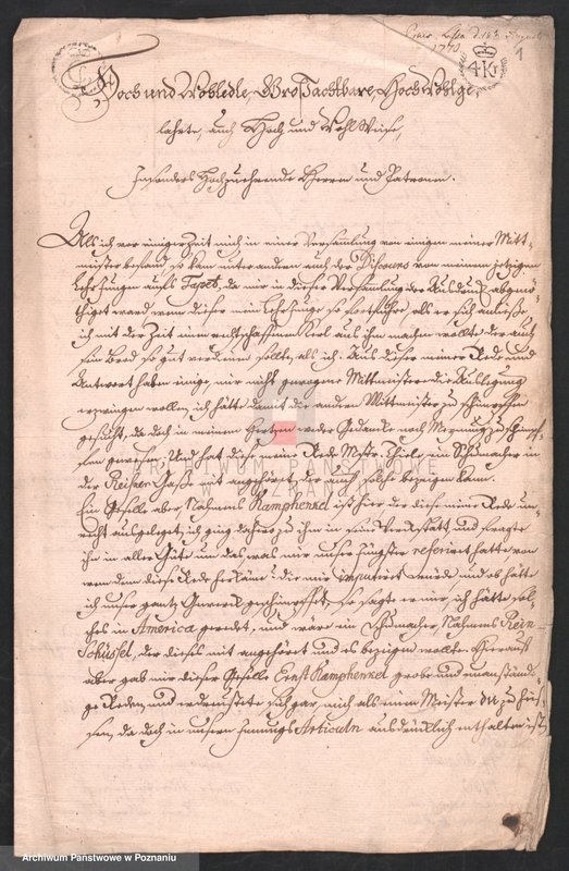 image.from.unit.number "Spec. Prośby kołodziejów skierowane do władz miejskich Leszna o rozstrzygnięcie sporów; język niemiecki"