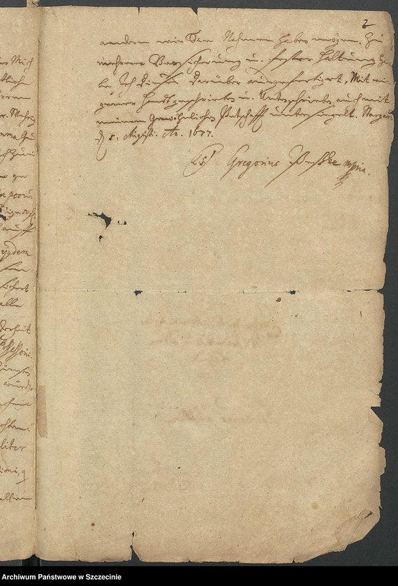 image.from.unit.number "Administrator des Fränkel- und Dörrren-Lehns zu Stargard gegen Gregorius Peßke und Kaufmann Jakob Pauli wegen Schulforderung"