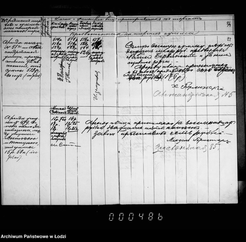 Obraz 19 z jednostki "Dokumenty o torgach na arendu 21 učastka zemli lodzinskoj gorodskoj kassy na vremja s 1 oktjabrja 1913 g. po 1 oktjabrja 1916 goda"