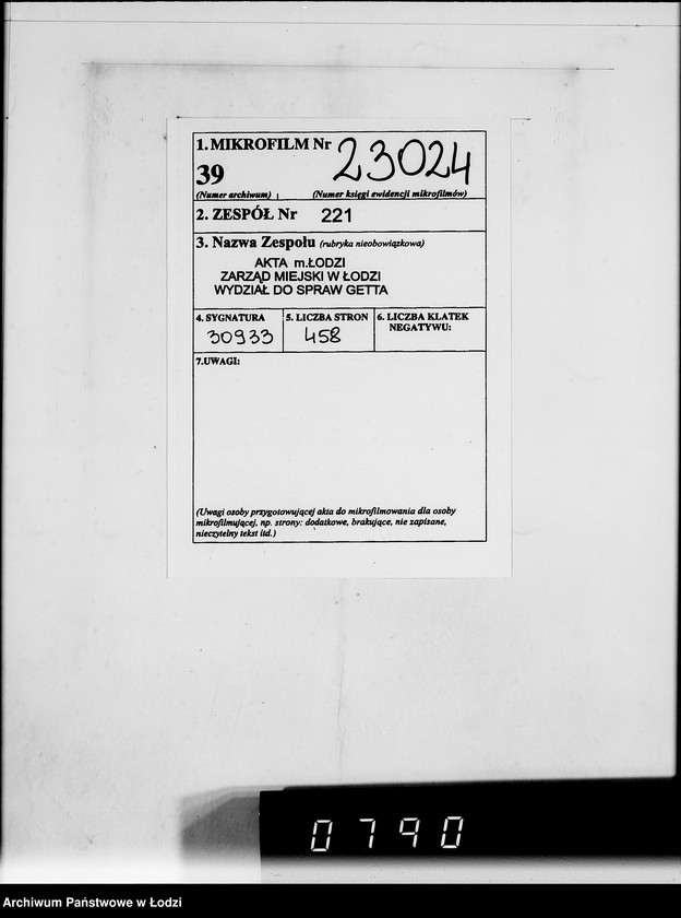 Obraz 2 z jednostki "Heeresbekleidungsamt Posen Warenverwertung an den Juden Ältesten. Textilwaren"