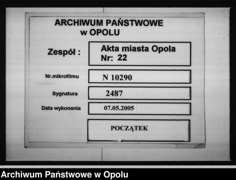 Obraz 1 z jednostki "Neubau der 30 kl[aessigen] Kath[olischen] Volksschule in Oppeln"