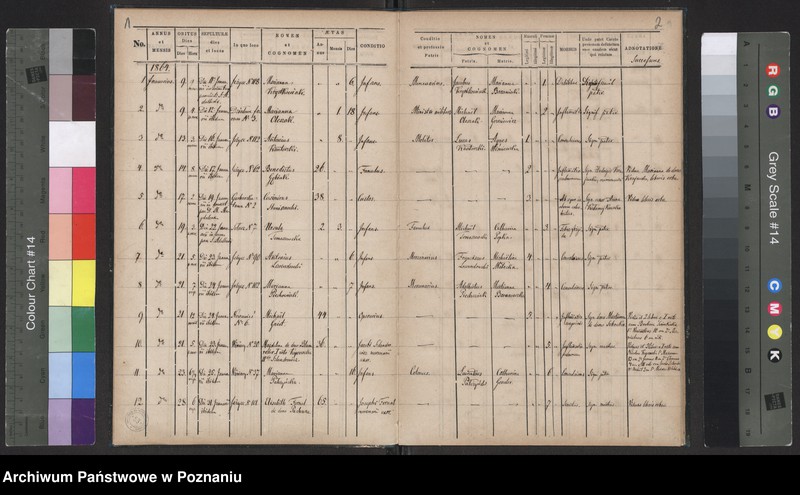 Obraz 3 z jednostki "Księga zgonów"