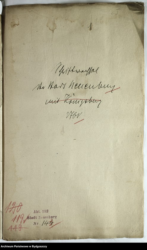 image.from.unit.number "Schriftwechsel der Stadt Neuenburg mit Königsberg"