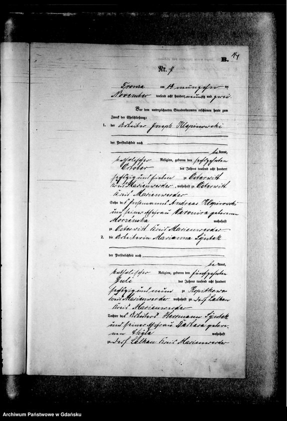image.from.unit.number "Księga małżeństw"