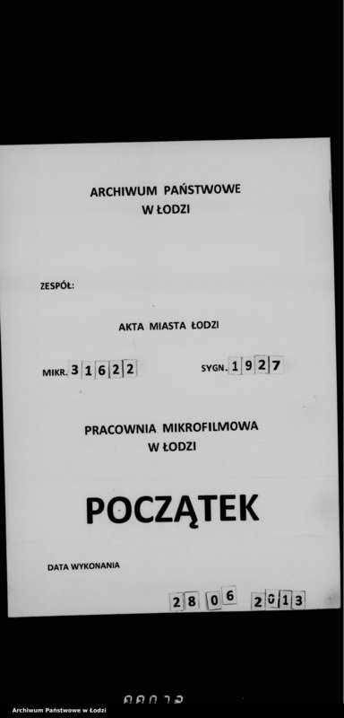 Obraz 1 z jednostki "Akta w przedmiocie spisu wojskowego"