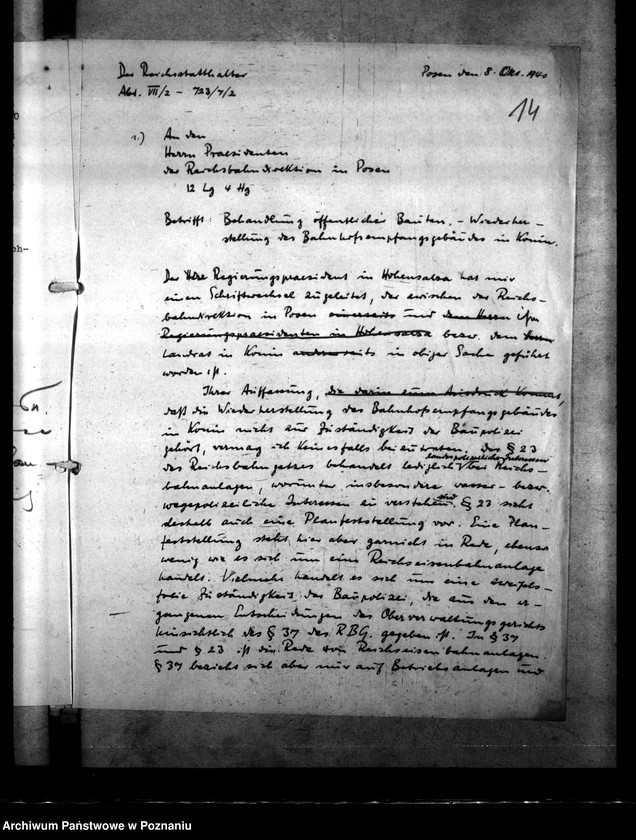 Obraz 18 z jednostki "Neubau der zerstöten Gebäude - Konin, Gnesen, Janowitz"