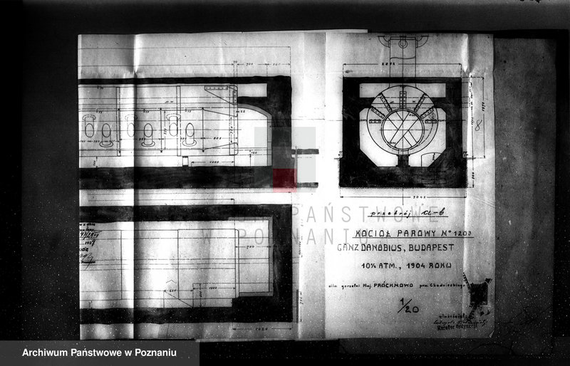 Obraz 12 z jednostki "Gorzelnia majątku Próchnowo pow. chodzieski zatwierdzenie kotła parowego"