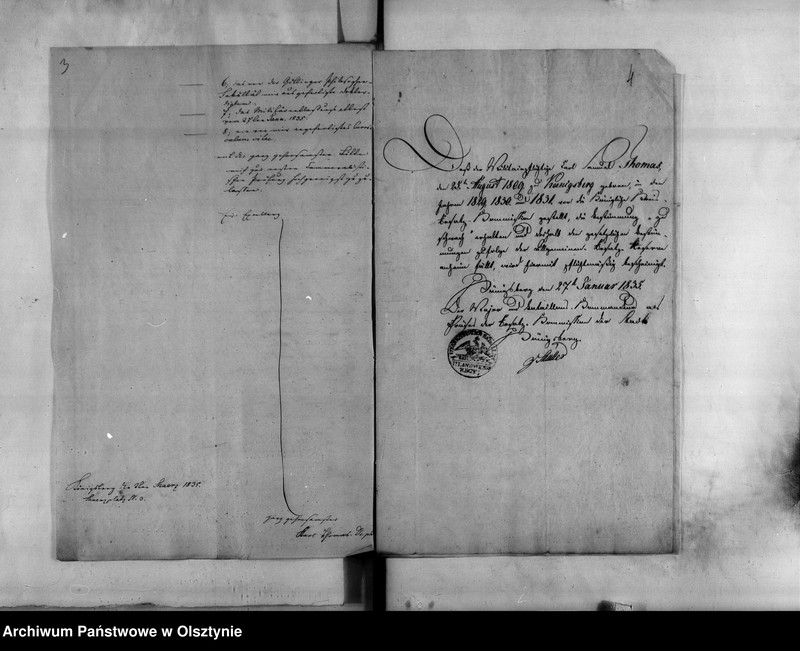 image.from.unit.number "Kandidat der Kammeralvissenschaften dr. phil. Thomas [Karl Samuel]"