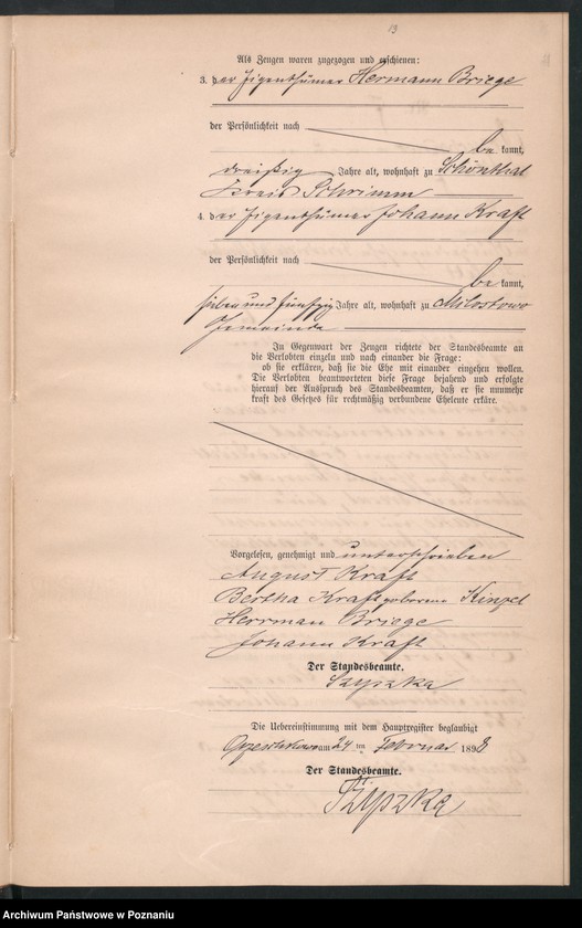 Obraz 15 z jednostki "Księga małżeństw"