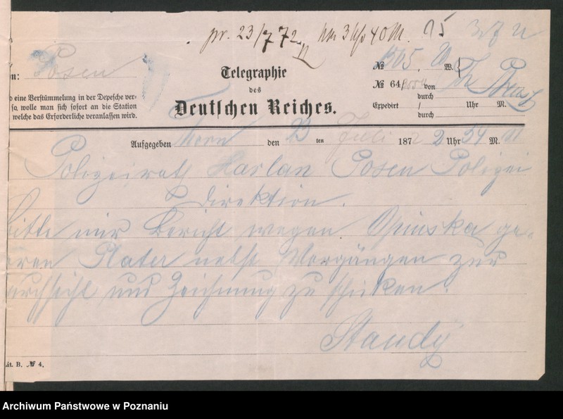 Obraz 18 z jednostki "A. betr. Viktor von Oginski und seine Gemahlin Maria geboren Gräfin Plater"