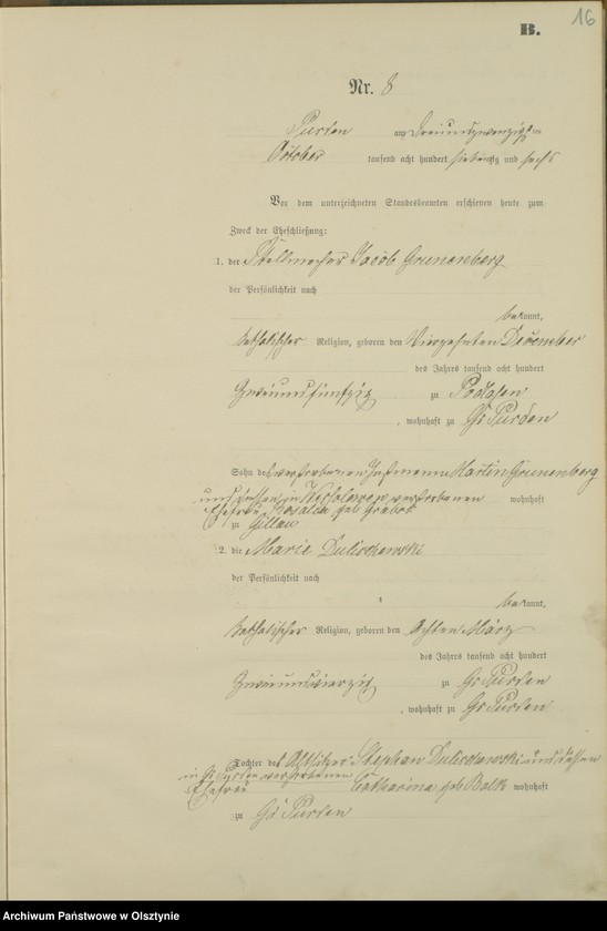 image.from.unit.number "Heiraths-Haupt-Register Nr 1 - 13"