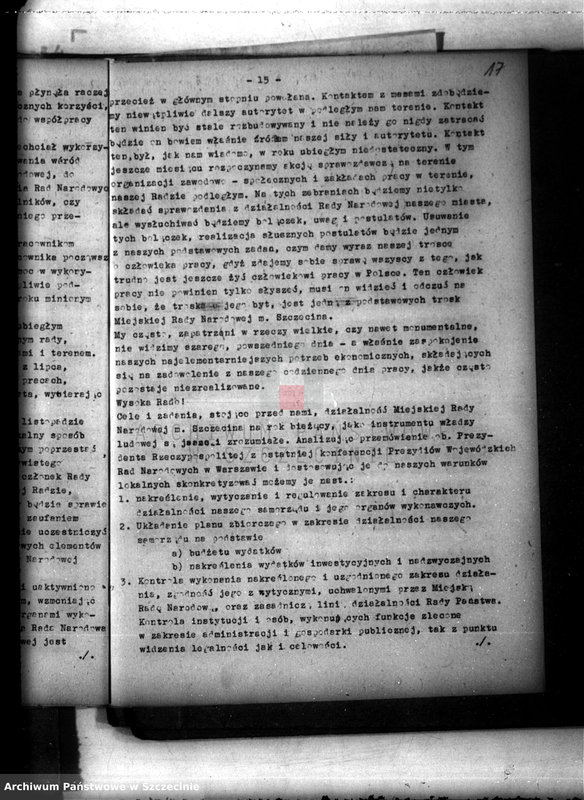 Obraz 19 z jednostki "Sprawozdanie Miejskiej Rady Narodowej w Szczecinie z działalności w roku 1948"
