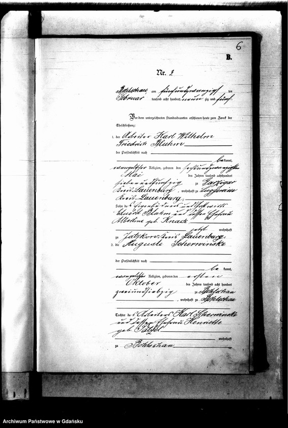 image.from.unit.number "Księga małżeństw"