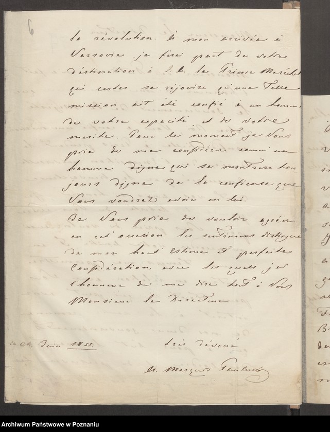 Obraz 9 z jednostki "Briefe des Generals Marquis Paulicci in Warschau"