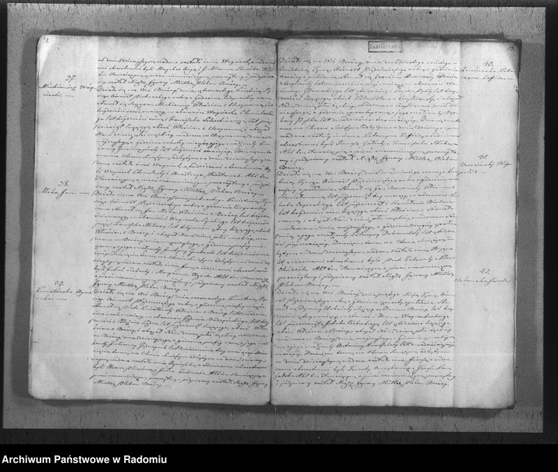 Obraz 9 z jednostki "[Duplikat akt urodzonych, zaślubionych i zmarłych parafii Brzóza w roku 1850]"