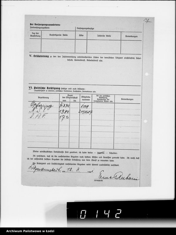 Obraz 12 z jednostki "Ausgeschiedene Angestellte. Lit.A-D"