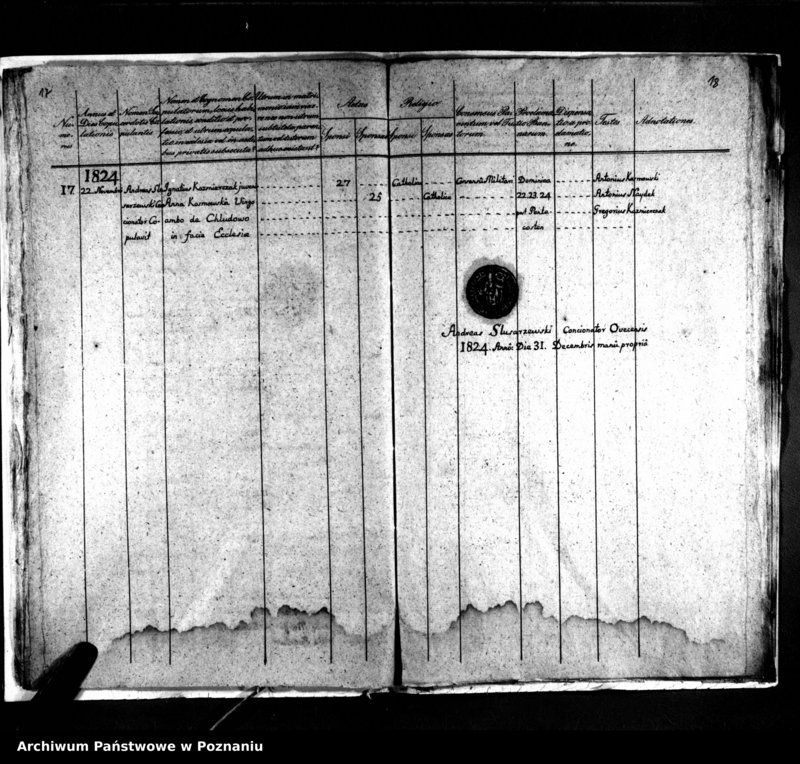 Obraz 12 z jednostki "Duplikat natorum, copulatorum, mortuorum"