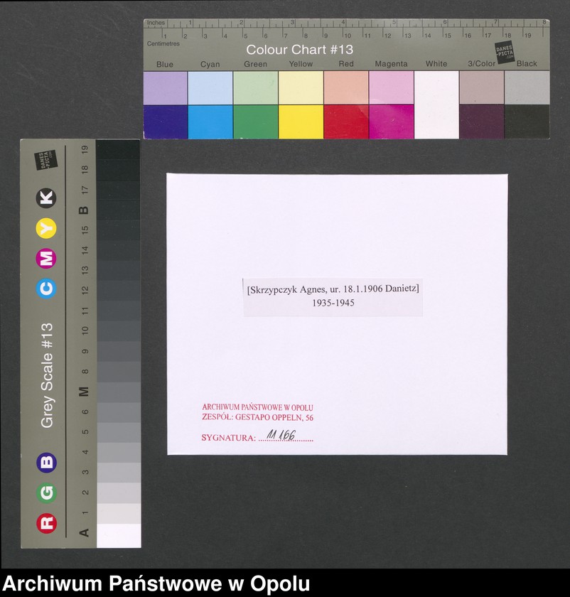 Obraz 2 z jednostki "[Skrzypczyk Agnes, ur. 18.1.1906 Danietz]"