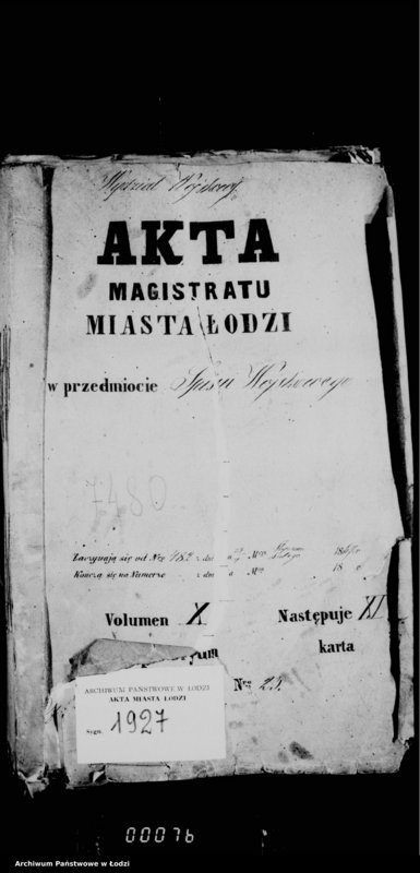 Obraz 5 z jednostki "Akta w przedmiocie spisu wojskowego"