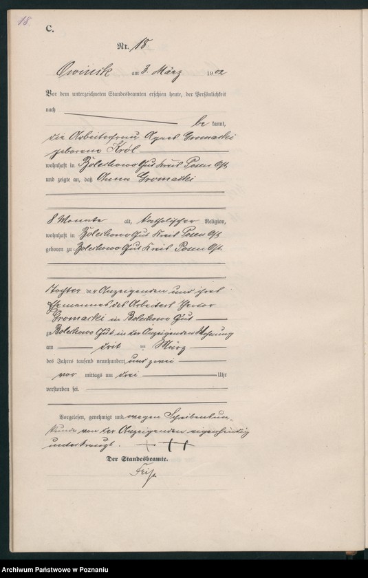 Obraz 20 z jednostki "Sterbe-Haupt-Register"