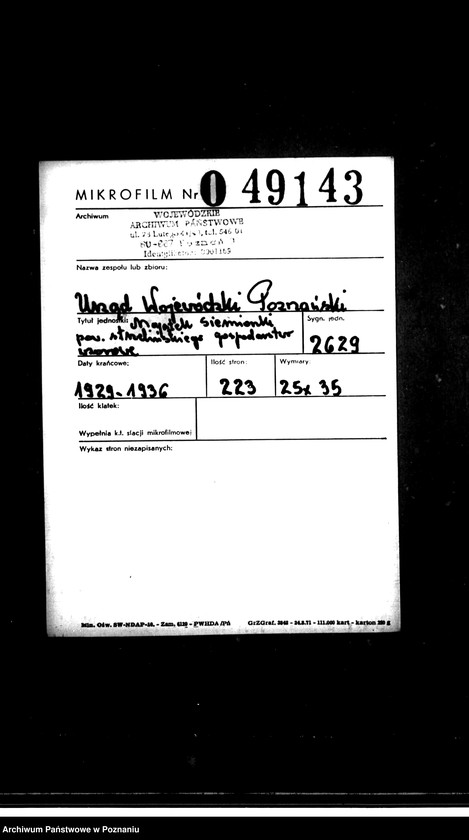 Obraz 2 z jednostki "Majątek Siemionki powiatu mogileńskiego gospodarstwo wzorcowe"