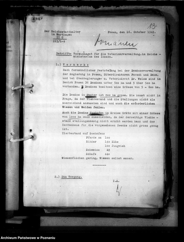 Obraz 17 z jednostki "Lehrgut für die Veteriärverwaltung"