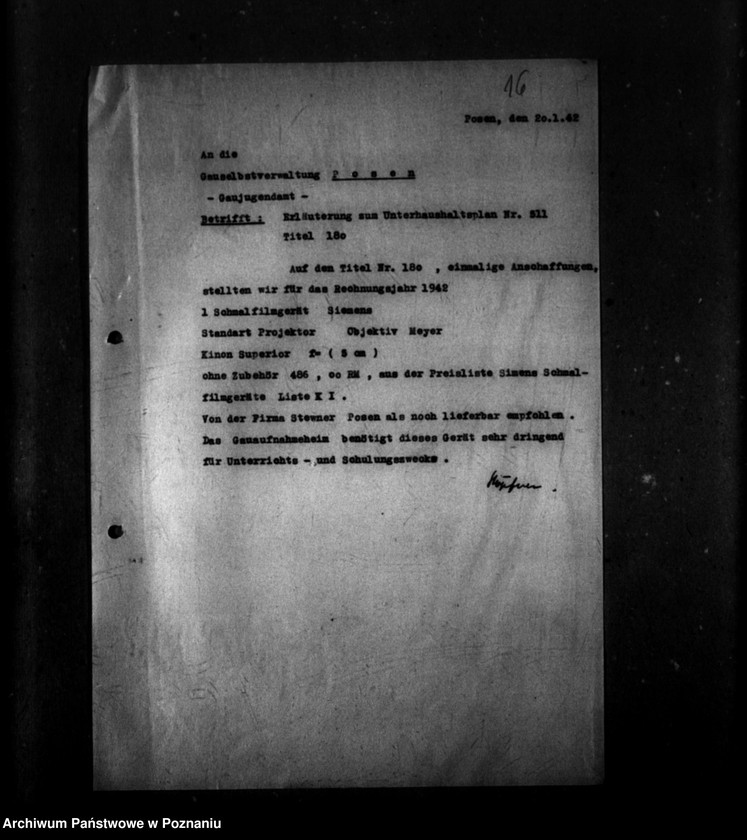 Obraz 20 z jednostki "Schriftwechsel mit Gaujugendamt betreffend ehemalige Heimkinder [Korespondencja w sprawie przyjęcia dzieci oraz ich dalszych losów]."