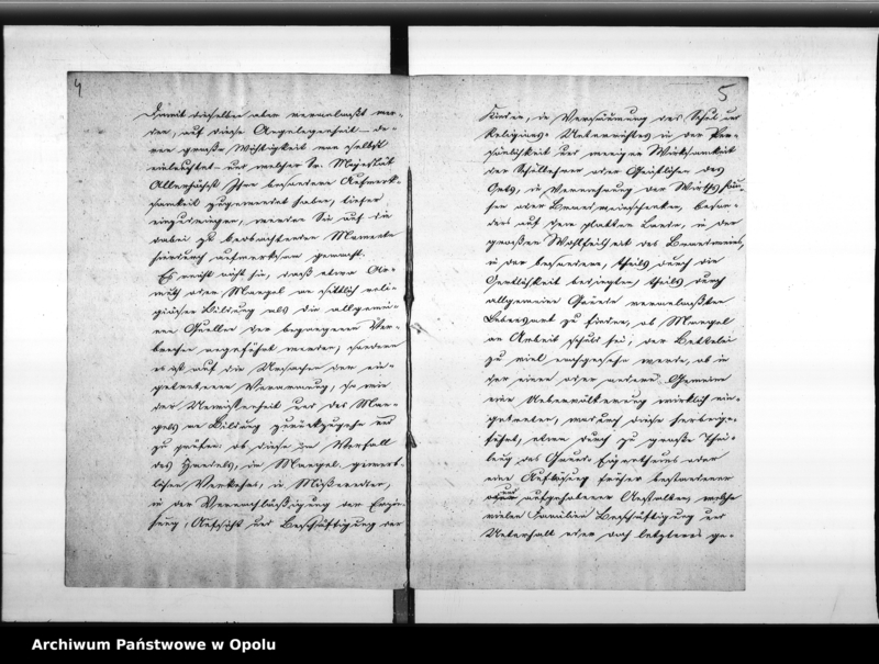 Obraz 7 z jednostki "Acta des Magistrats zu Oppeln betreffend den an das Königliche Ober - Landes - Gericht zu Ratibor erstatteten gutachtlichen Bericht über die Haupt - Ursachen der im Jahre 1835 verübten Verbrechen pp."