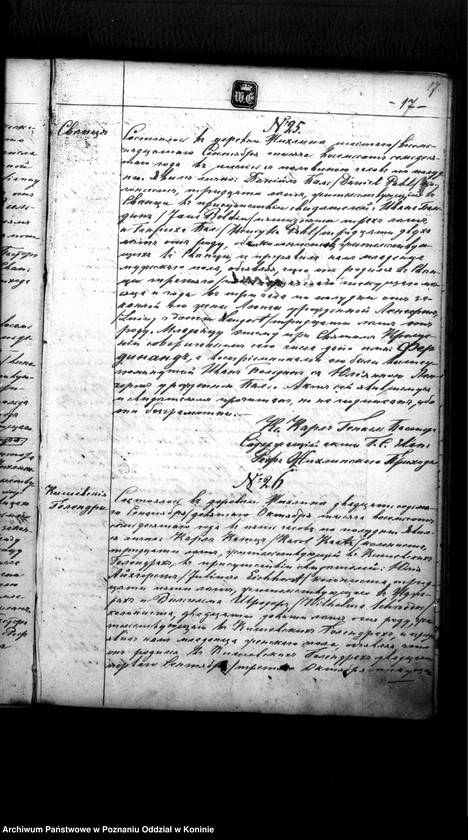 Obraz 19 z jednostki "Akta urodzeń"