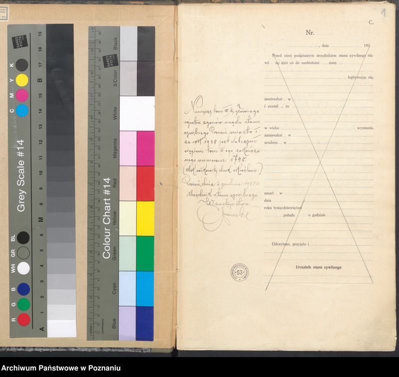Obraz 3 z jednostki "Księga miejscowa zgonów tom IV [Rejestr główny zgonów]"