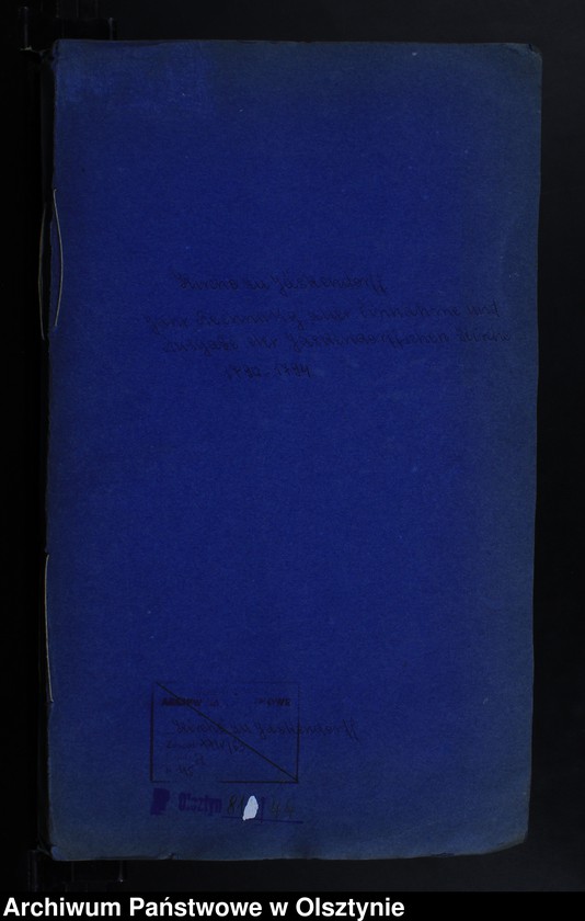 image.from.unit.number "Jahr Rechnung aller Einnahme und Ausgabe der Jäskendorffschen Kirche"