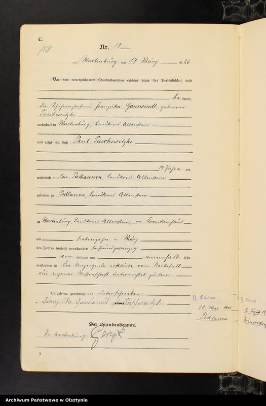 image.from.unit.number "Sterbe-Haupt-Register Nr 1 - 76"