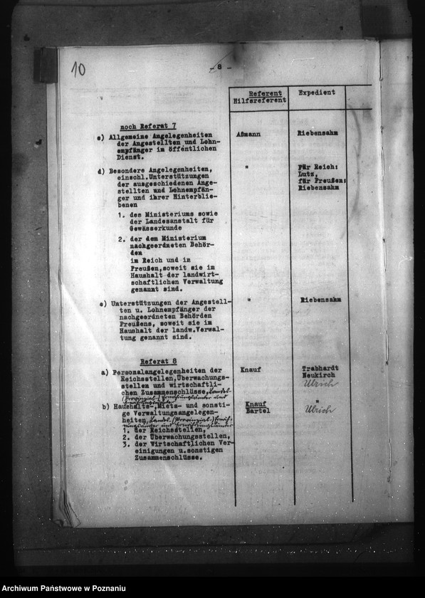 Obraz 13 z jednostki "Geschäftsverteilungsplan des Reichsministerium für Ernährung und Landwirtschaft"