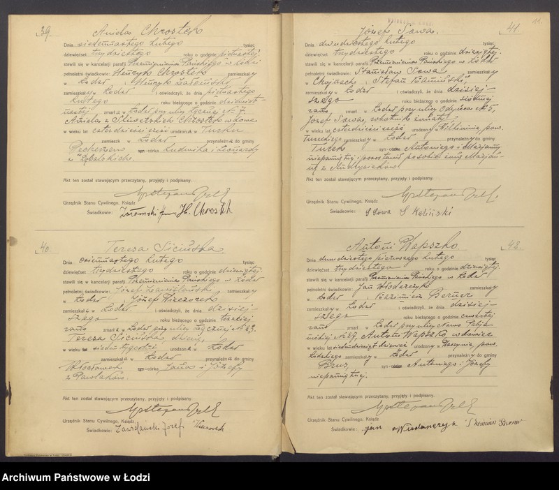 Obraz 13 z jednostki "Akta zgonów"