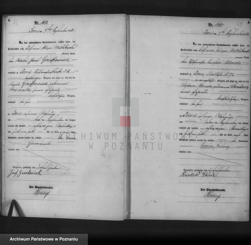 Obraz 16 z jednostki "Księga urodzeń t. IV"