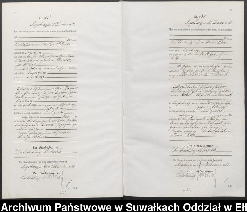 image.from.unit.number "[Sterbe-Register (Neben-Register) Standesamt Angerburg]"