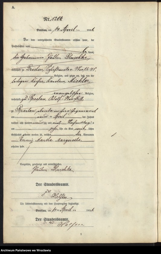 image.from.unit.number "Księga urodzeń Wrocław III 1891 t.03"